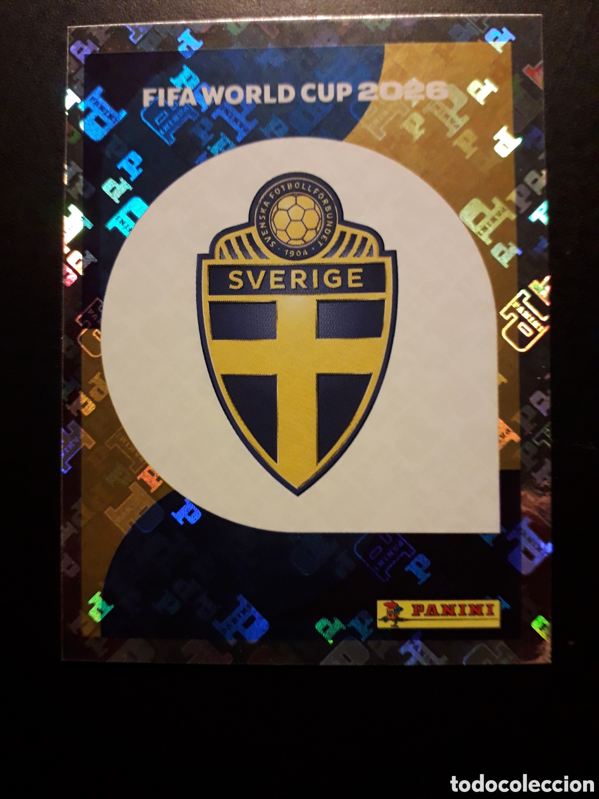 Cromos de F&uacute;tbol: ESCUDO SUECIA SWE 1 MUNDIAL F&Uacute;TBOL 2026 FIFA WORLD CUP PANINI SIN PEGAR PEDIDO M&Iacute;NIMO 3&euro;