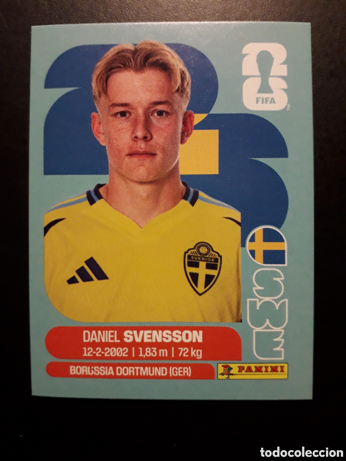 Cromos de F&uacute;tbol: DANIEL SVENSSON SUECIA SWE 14 MUNDIAL F&Uacute;TBOL 2026 FIFA WORLD CUP PANINI SIN PEGAR PEDIDO M&Iacute;NIMO 3&euro;.