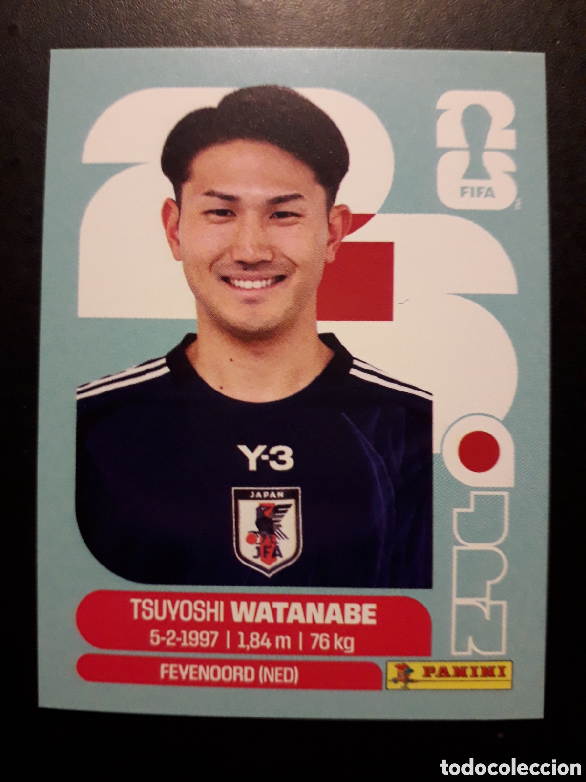 Cromos de F&uacute;tbol: WATANABE JAP&Oacute;N JPN 7 MUNDIAL F&Uacute;TBOL 2026 FIFA WORLD CUP PANINI SIN PEGAR PEDIDO M&Iacute;NIMO 3&euro;