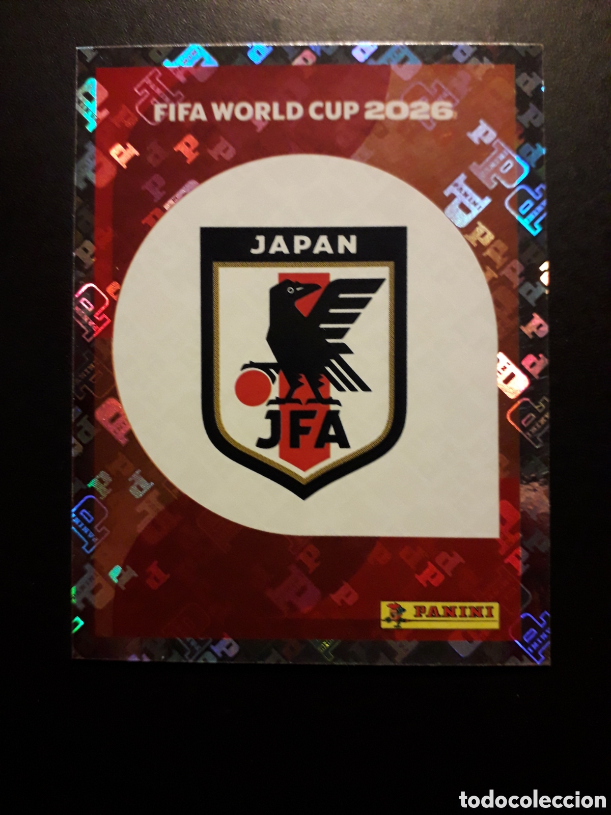Cromos de F&uacute;tbol: ESCUDO JAP&Oacute;N JPN 1 MUNDIAL F&Uacute;TBOL 2026 FIFA WORLD CUP PANINI SIN PEGAR PEDIDO M&Iacute;NIMO 3&euro;