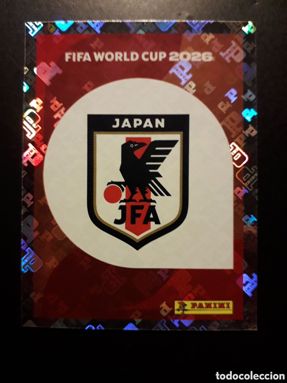 Cromos de F&uacute;tbol: ESCUDO JAP&Oacute;N JPN 1 MUNDIAL F&Uacute;TBOL 2026 FIFA WORLD CUP PANINI SIN PEGAR PEDIDO M&Iacute;NIMO 3&euro;
