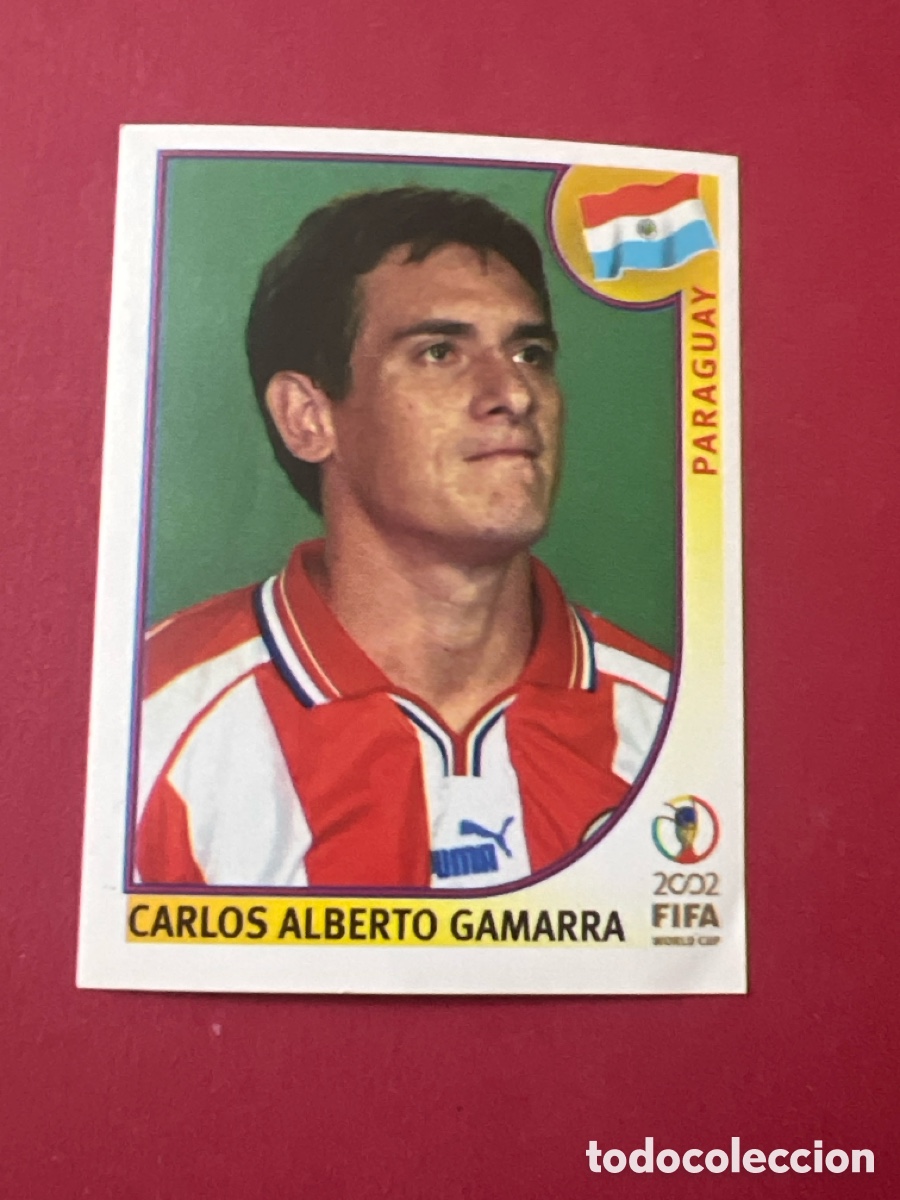 Fu&szlig;ball-Sticker: C4384. FIFA World Cup Korea Japan 2002 panini Gamarra n&deg; 137 Paraguay