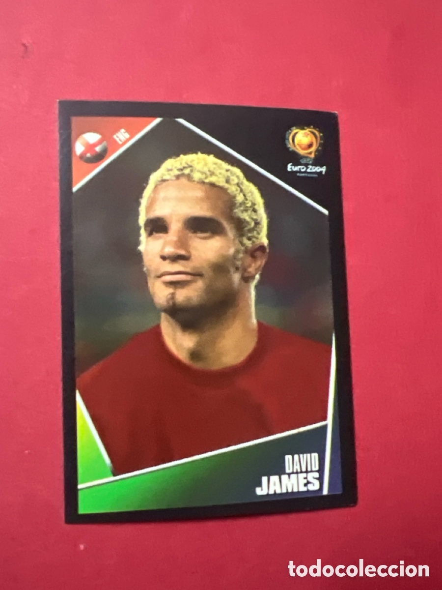Figurine di Calcio: C4391. PANINI UEFA EURO 2004 PORTUGAL N&ordm; 117 JAMES INGLATERRA EUROCOPA 04