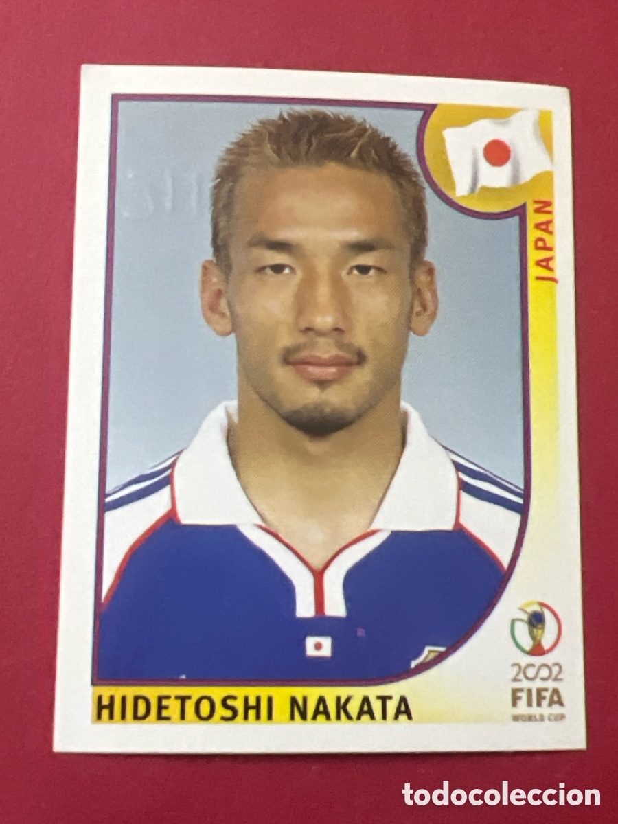 Cromos de F&uacute;tbol: C4401. HIDETOSHI NAKATA JAPON 541 MUNDIAL KOREA Y JAPON 2002 02 PANINI NUNCA PEGADO
