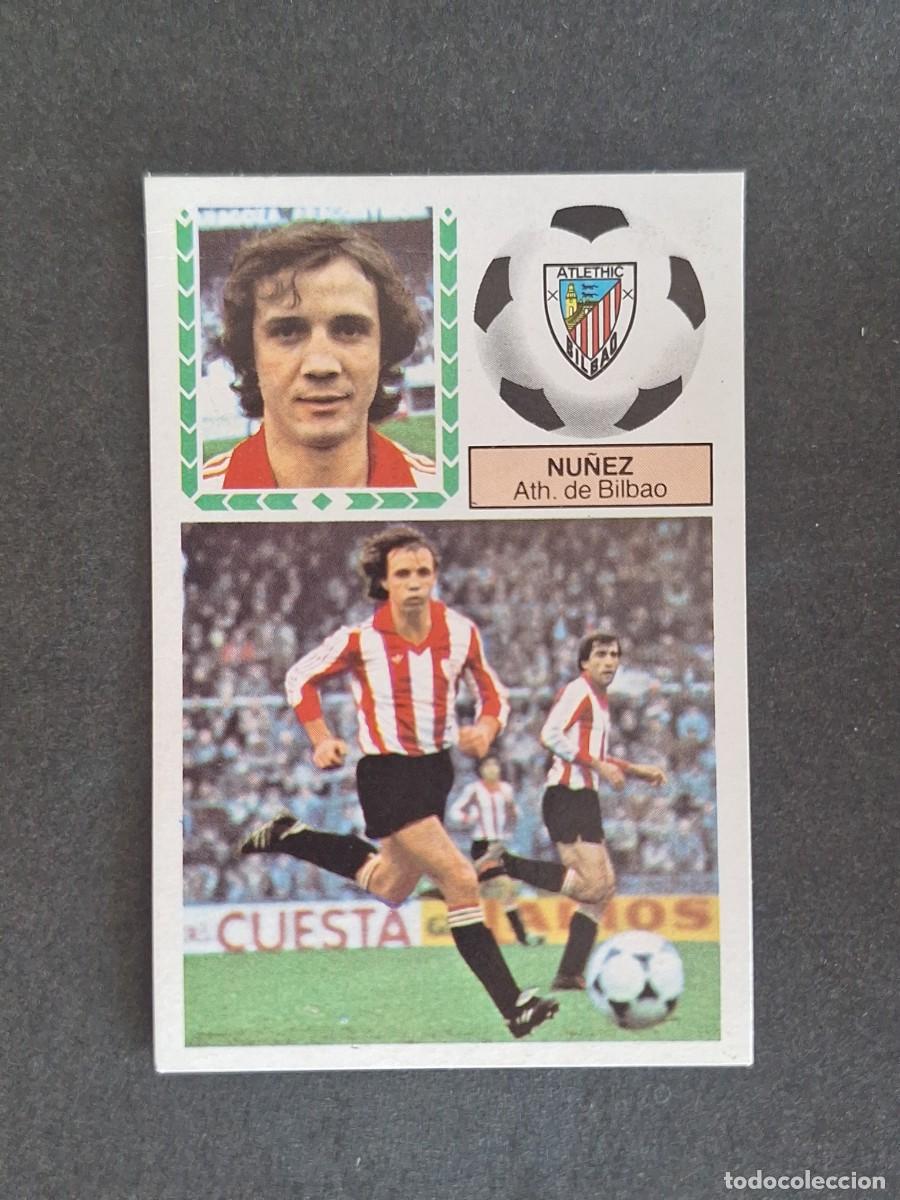 Cromos de Futebol: L4 NU&Ntilde;EZ ATHLETIC DE BILBAO LIGA ESTE 1983 1984 83 84 DESPEGADO RECUPERADO