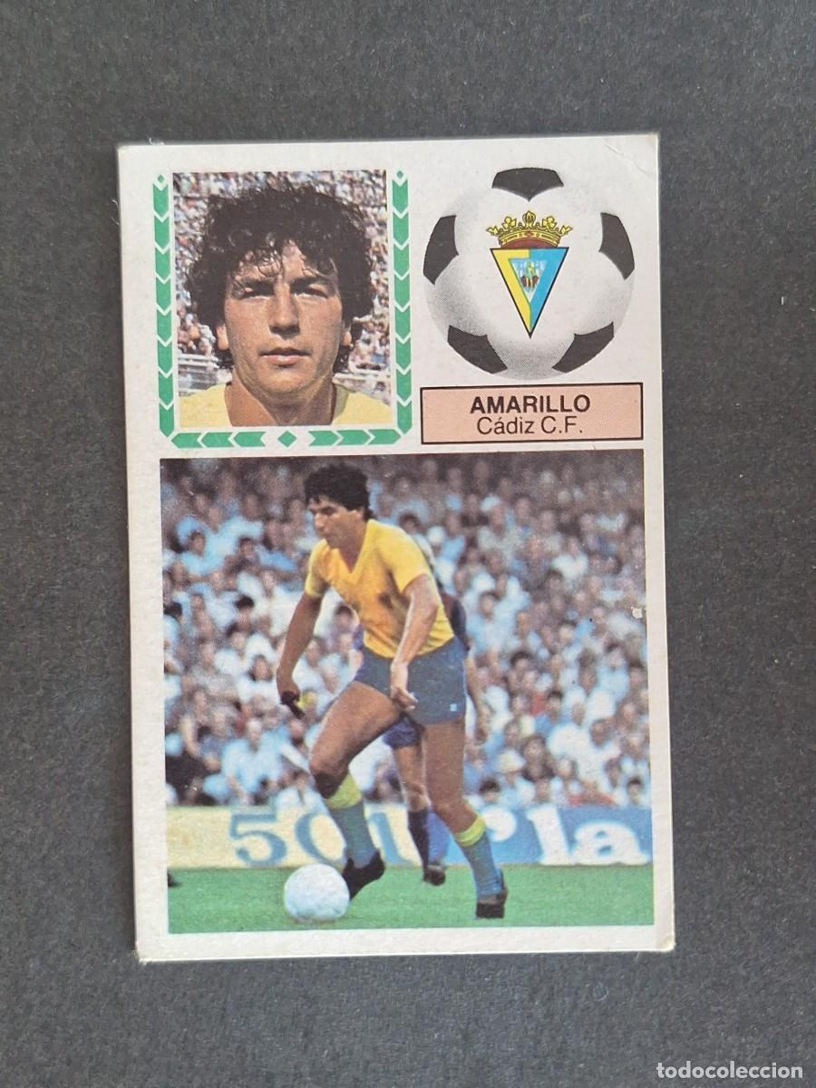 Cromos de Futebol: L4 AMARILLO CADIZ C. F. LIGA ESTE 1983 1984 83 84 DESPEGADO RECUPERADO