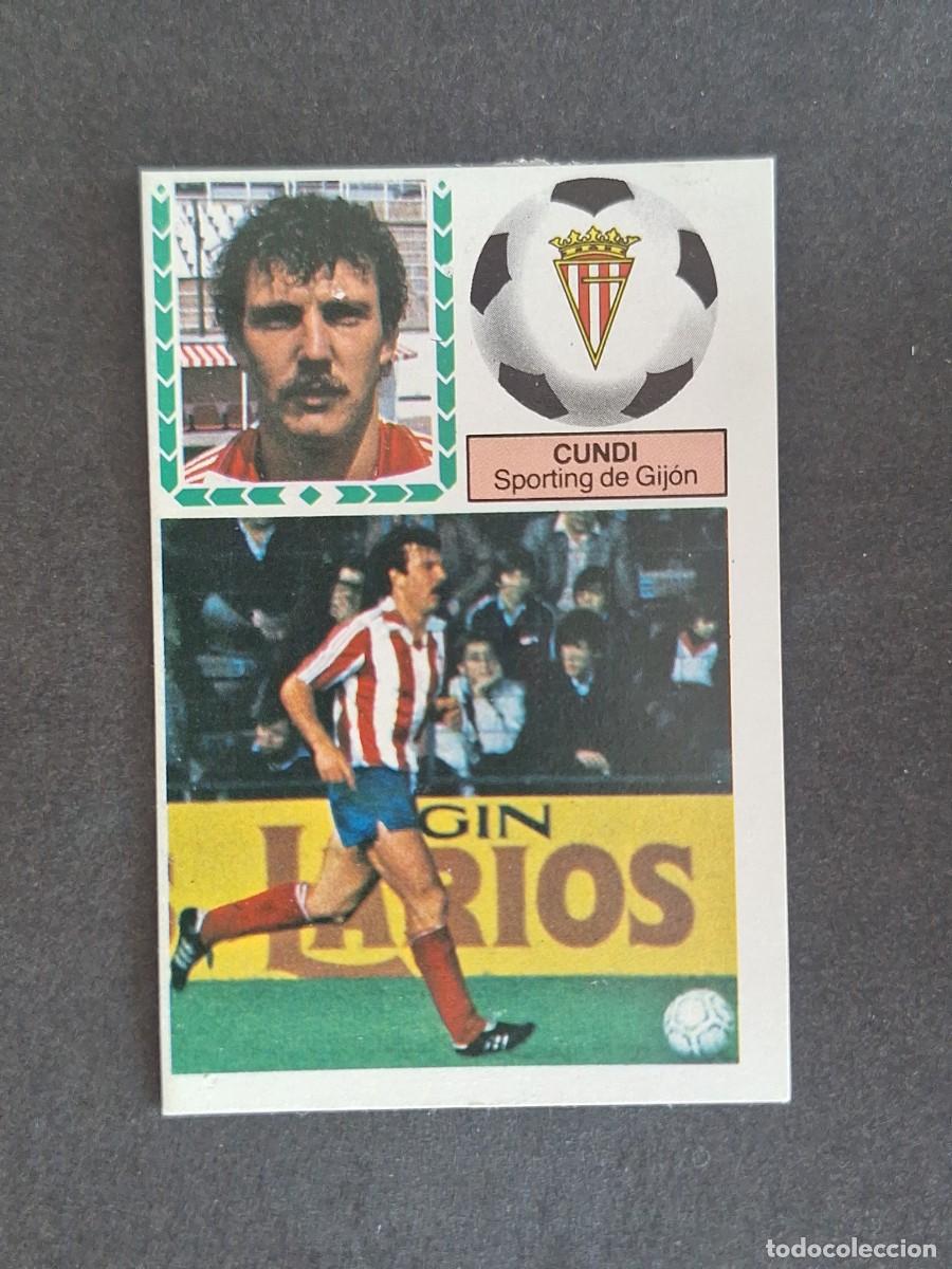 Cromos de Futebol: L4 CUNDI SPORTING DE GIJON LIGA ESTE 1983 1984 83 84 DESPEGADO RECUPERADO