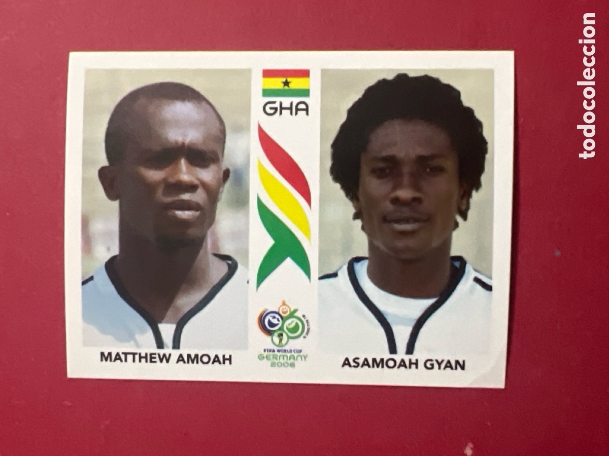 Cromos de Futebol: C4415. 319 AMOAH Y ASAMOAH GYAN GHANA CROMOS FIFA WORLD CUP GERMANY 2006 MUNDIAL ALEMANIA PANINI