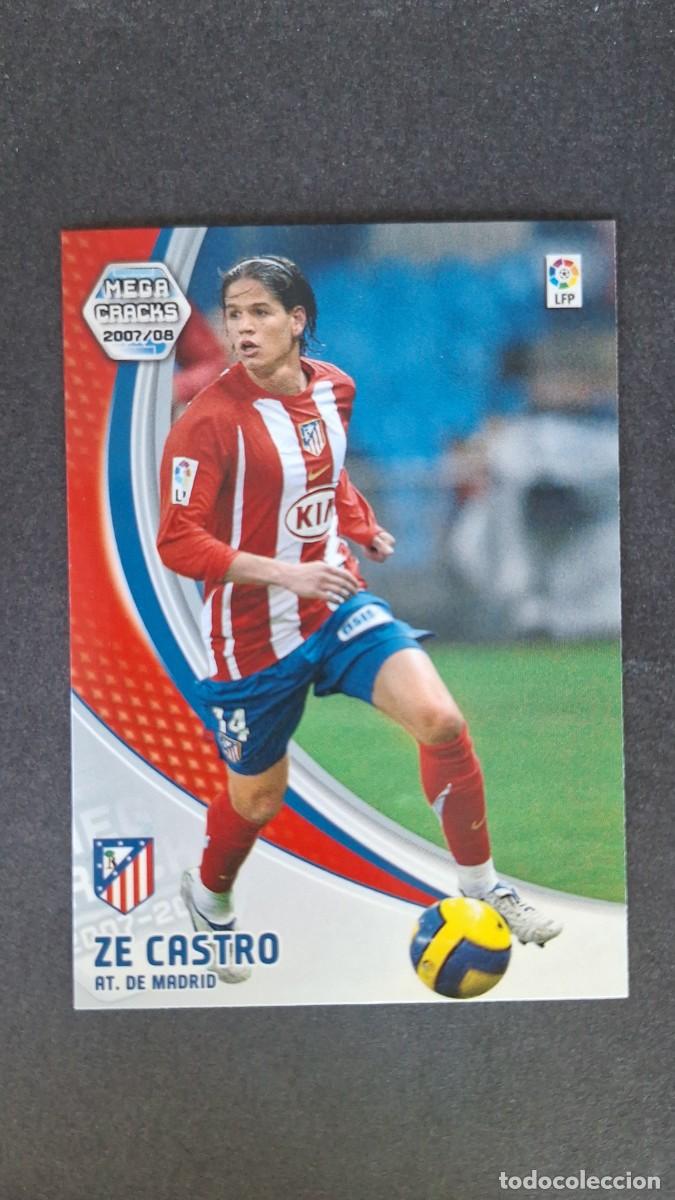 Cromos de F&uacute;tbol: L3 ZE CASTRO ATLETICO DE MADRID 41 PANINI MEGACRACKS 2007 2008 07 08