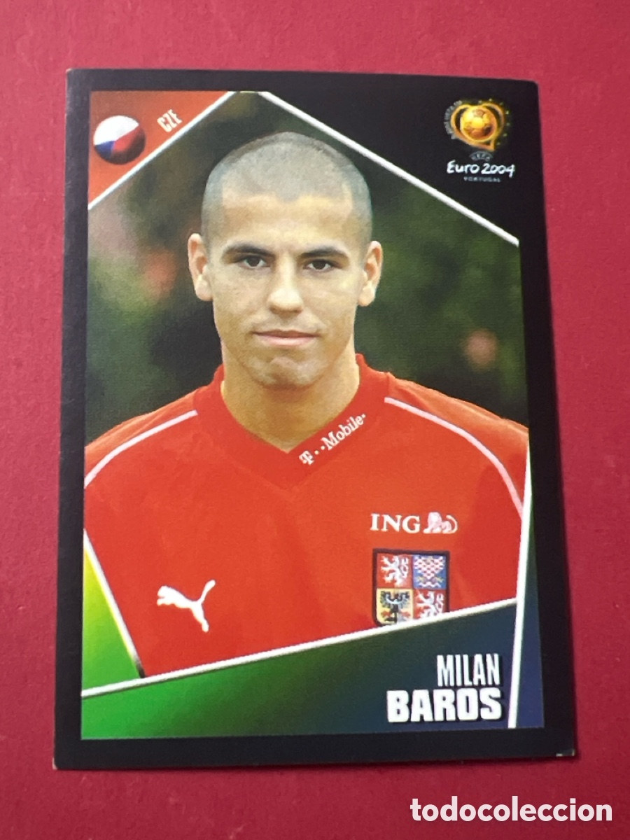 Cromos de F&uacute;tbol: C4422. Euro 2004 Portugal - N&deg; 292 Milan Baros - Sin pegar - Republica Checa - Panini - 04 -