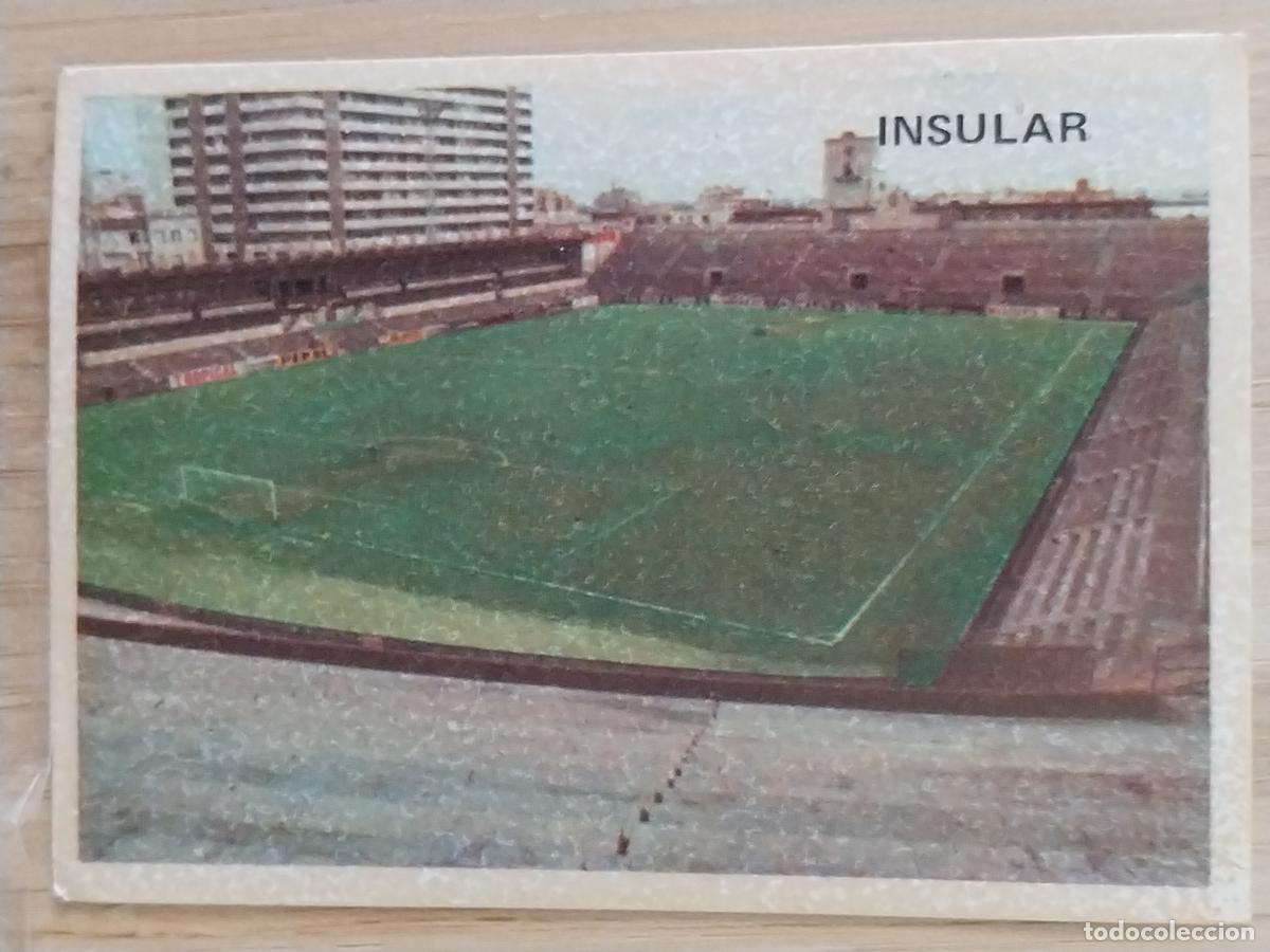 Fu&szlig;ball-Sticker: LAS PALMAS INSULAR 373 ESTADIO LIGA 1975 75 76 ED MAGA CROMO SIN PEGAR NUNCA ***