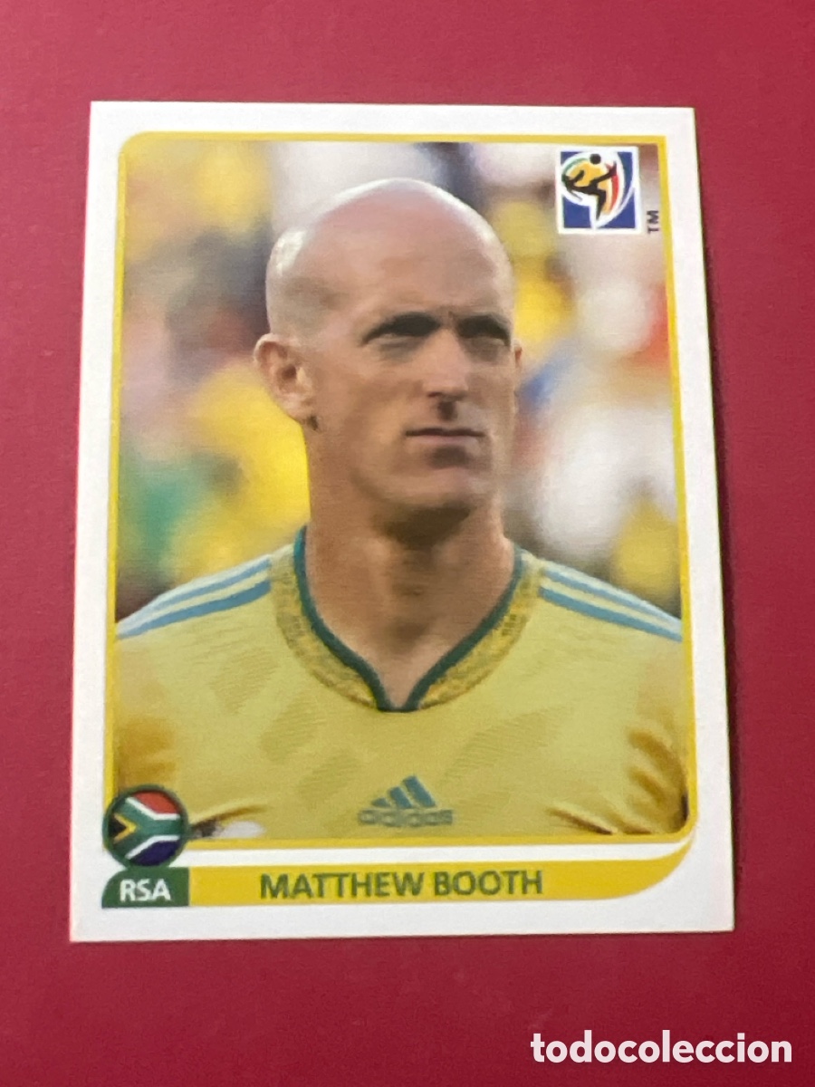 Cromos de Futebol: C4424. MATTHEW BOOTH NUMERO 35 SUDAFRICA MUNDIAL SUD&Aacute;FRICA SOUTH AFRICA 2010