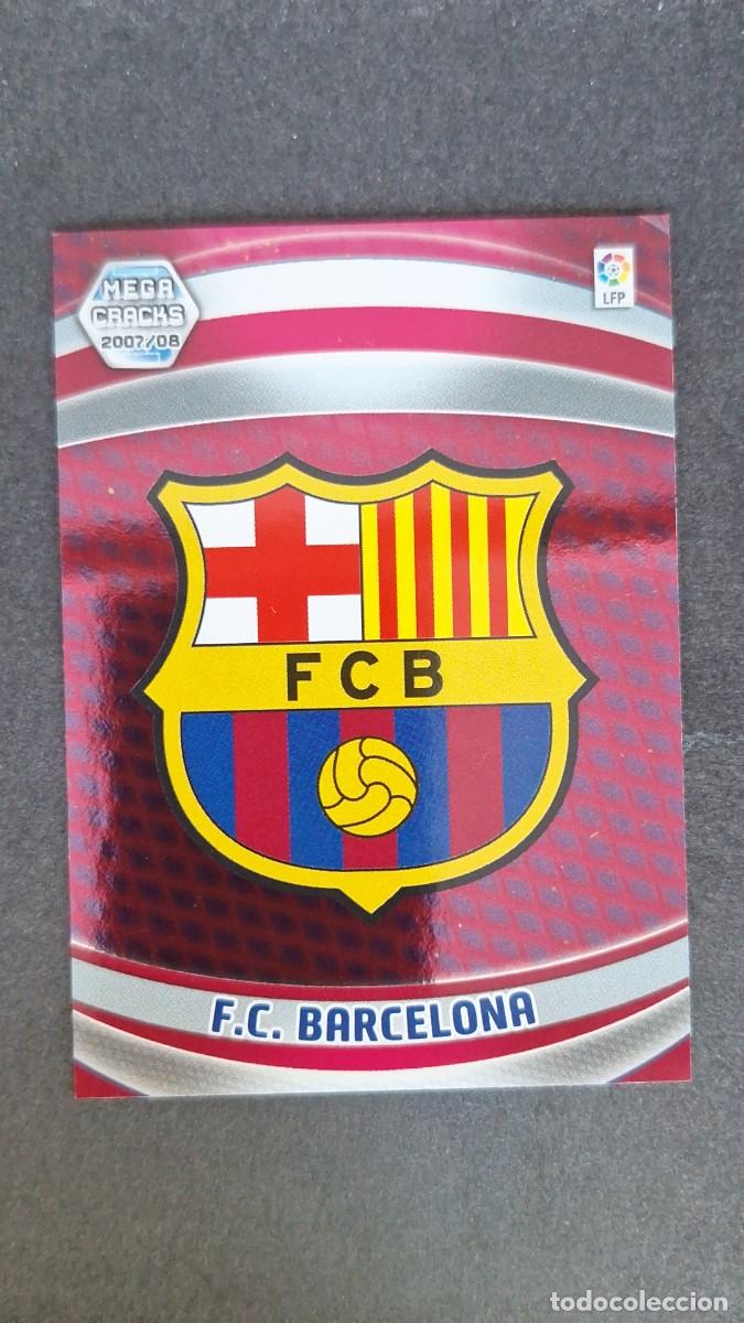 Cromos de Futebol: L3 ESCUDO F. C. BARCELONA 55 PANINI MEGACRACKS 2007 2008 07 08