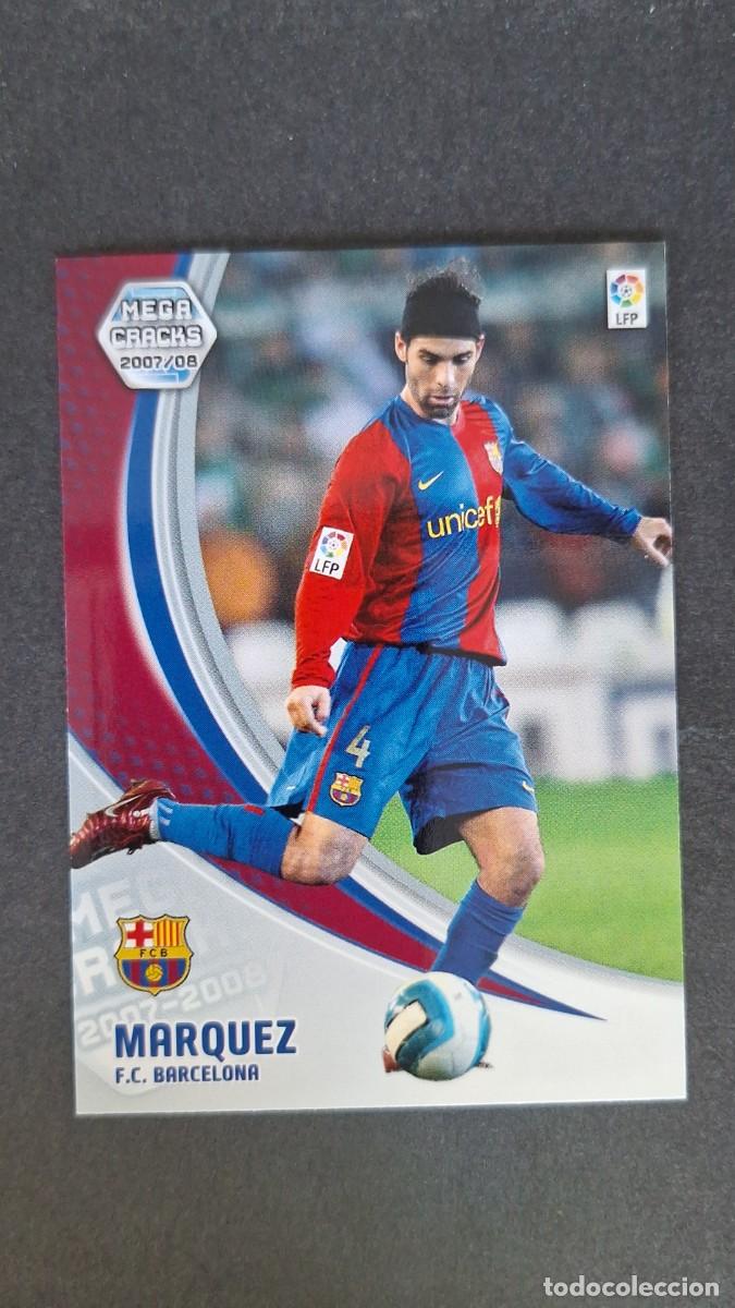 Figurine di Calcio: L3 MARQUEZ F. C. BARCELONA 63 PANINI MEGACRACKS 2007 2008 07 08