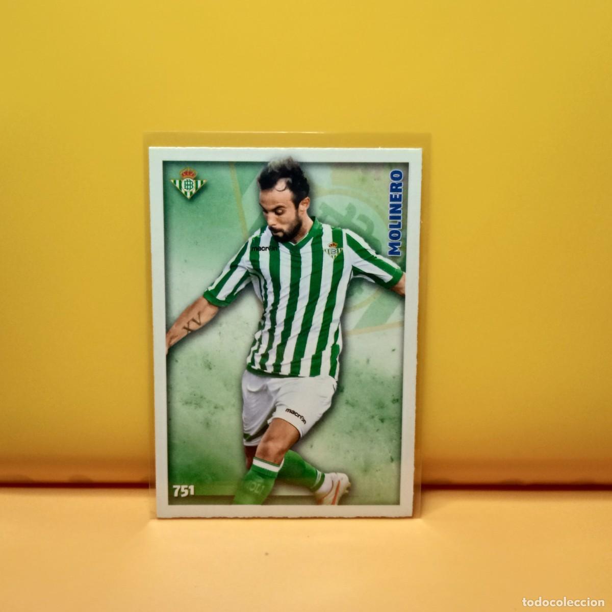 Cromos de F&uacute;tbol: MUNDICROMO 2014 2015 14 15 REAL BETIS MOLINERO 751