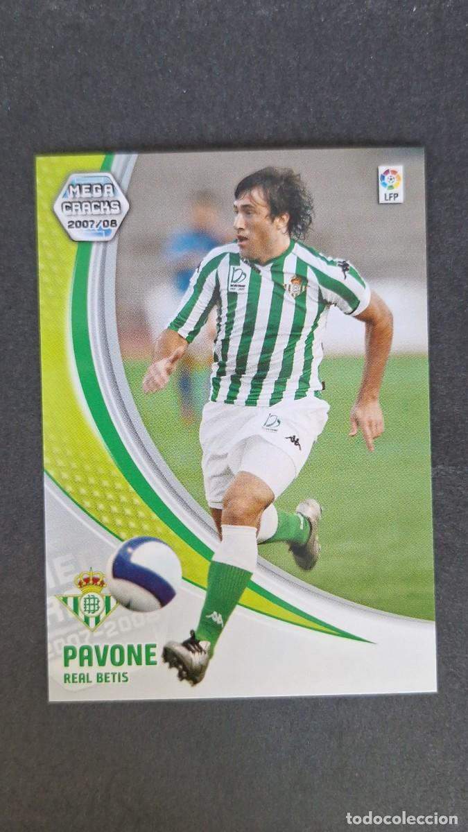 Football Stickers: L3 PAVONE REAL BETIS BALOMPIE 90 PANINI MEGACRACKS 2007 2008 07 08