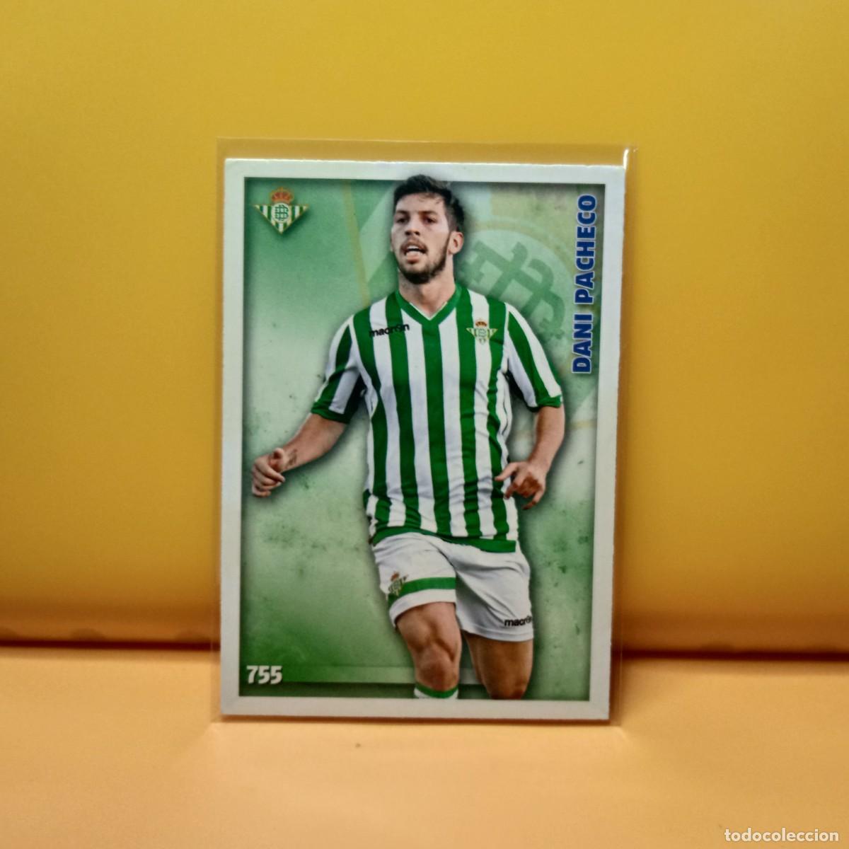 Football Stickers: MUNDICROMO 2014 2015 14 15 REAL BETIS DANI PACHECO 755