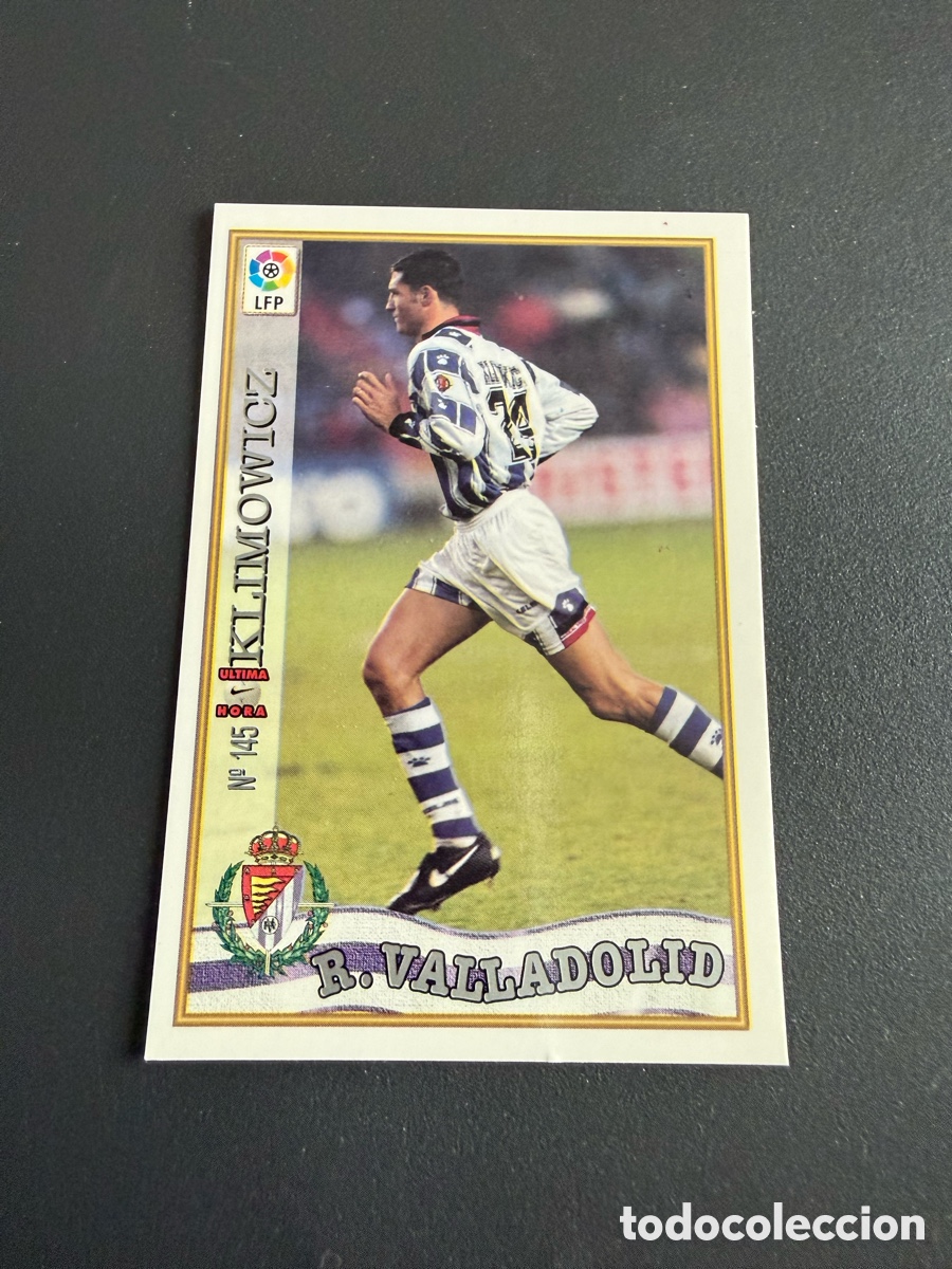Cromos de F&uacute;tbol: MUNDICROMO 97-98. n 145. UH. KLIMOWICZ ( Real Valladolid)