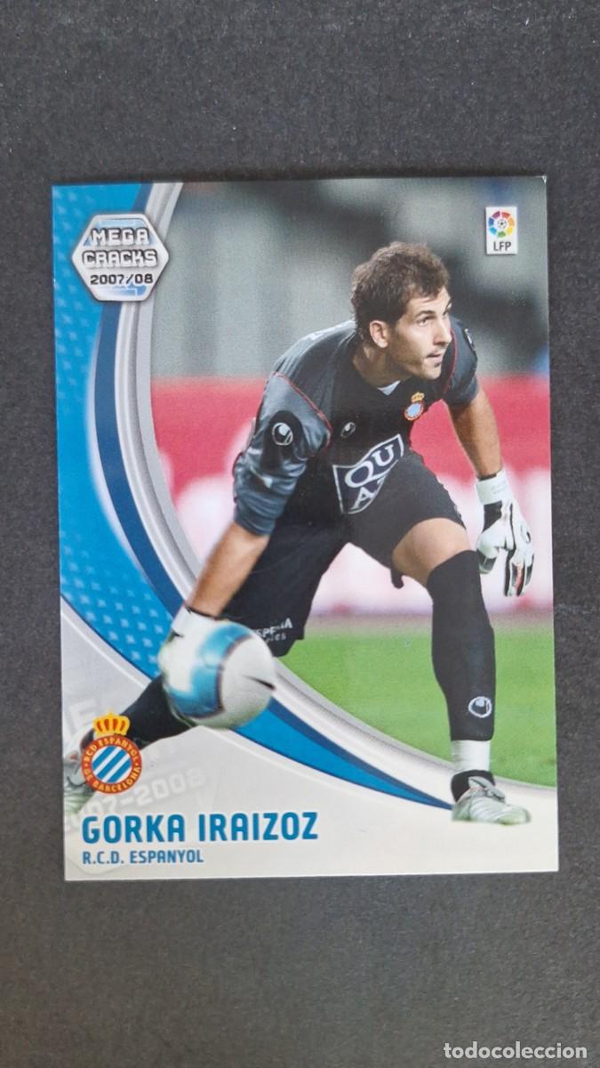 Cromos de F&uacute;tbol: L3 GORKA IRAIZOZ R. C. D. ESPA&Ntilde;OL 111 PANINI MEGACRACKS 2007 2008 07 08