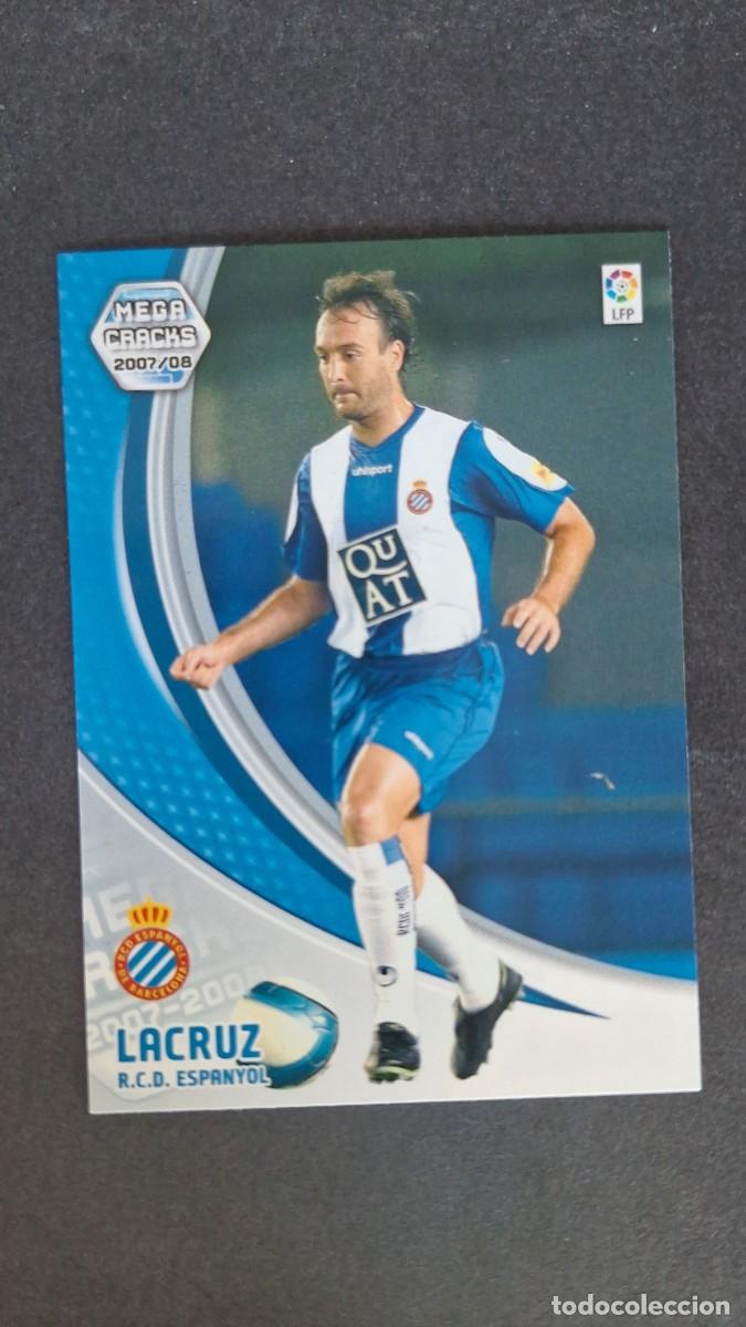 Cromos de F&uacute;tbol: L3 LACRUZ R. C. D. ESPA&Ntilde;OL 112 PANINI MEGACRACKS 2007 2008 07 08