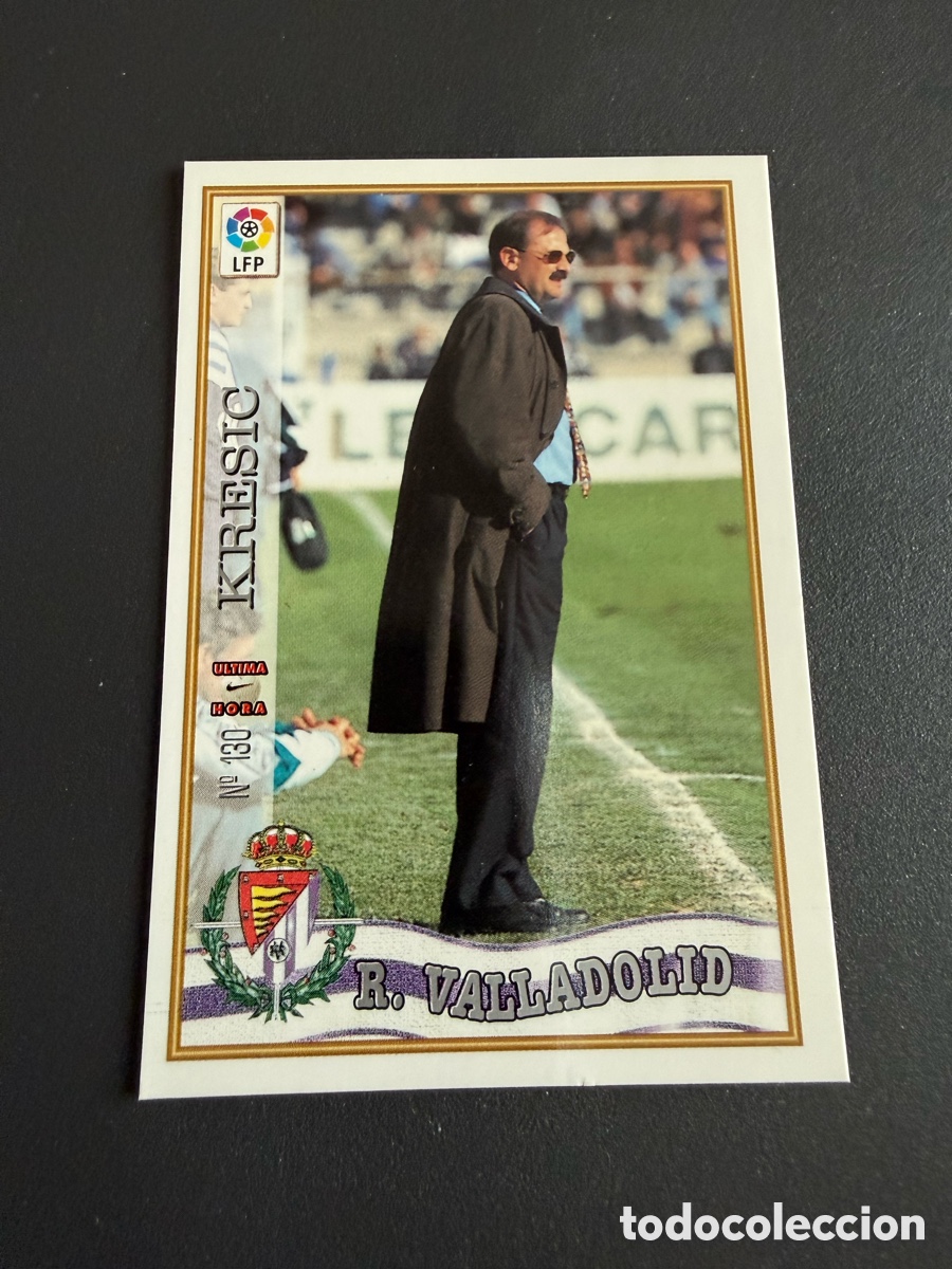 Cartes &agrave; collectionner de Football: MUNDICROMO 97-98. n 130. UH. KRESIC ( Real Valladolid)