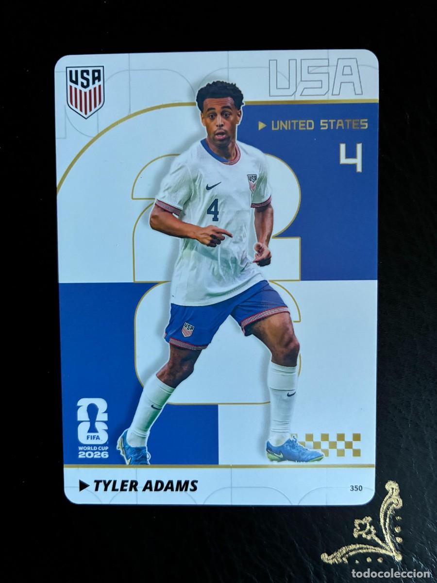 Cartes &agrave; collectionner de Football: 350 TYLER ADAMS USA FIFA WORLD CUP MUNDIAL 2026 26 VERSION EXCLUSIVA CHINA PANINI