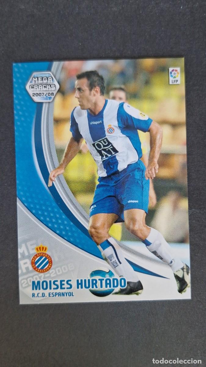 Cartes &agrave; collectionner de Football: L3 MOISES HURTADO R. C. D. ESPA&Ntilde;OL 118 PANINI MEGACRACKS 2007 2008 07 08