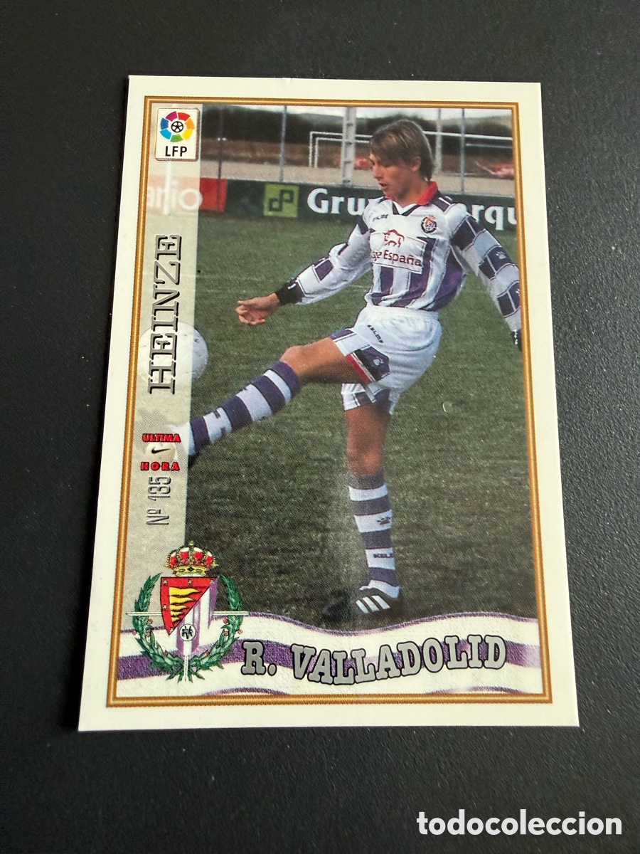 Cartes &agrave; collectionner de Football: MUNDICROMO 97-98. n 135. UH. HEINZE ( Real Valladolid)