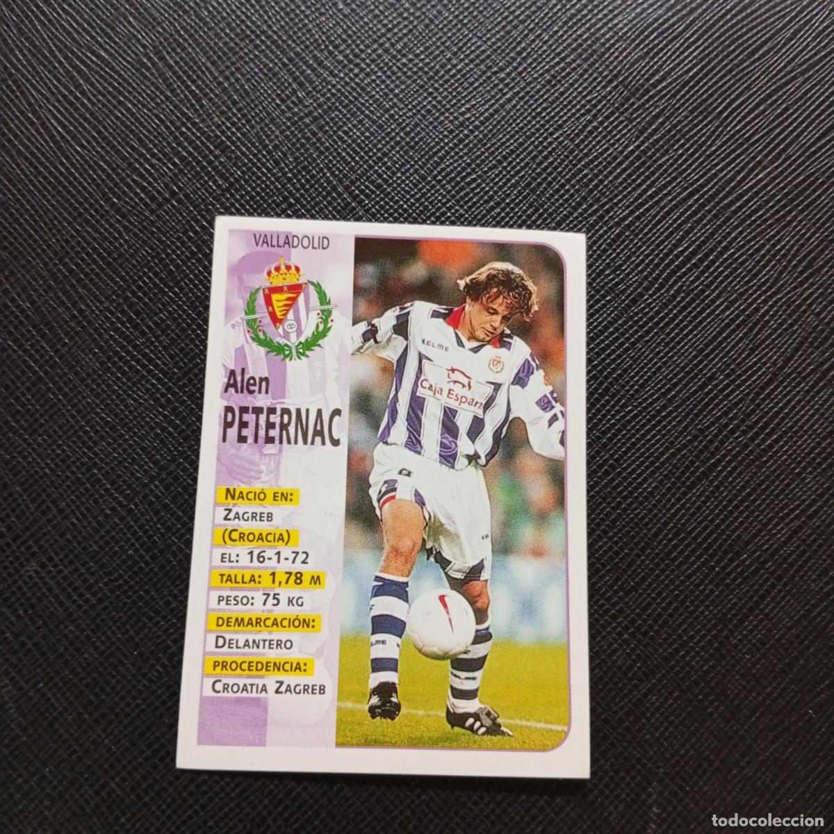 Cromos de F&uacute;tbol: 214 PETERNAC VALLADOLID PANINI 1998 1999 FUTBOL CROMO 98 99 - SIN PEGAR - A173 PG47