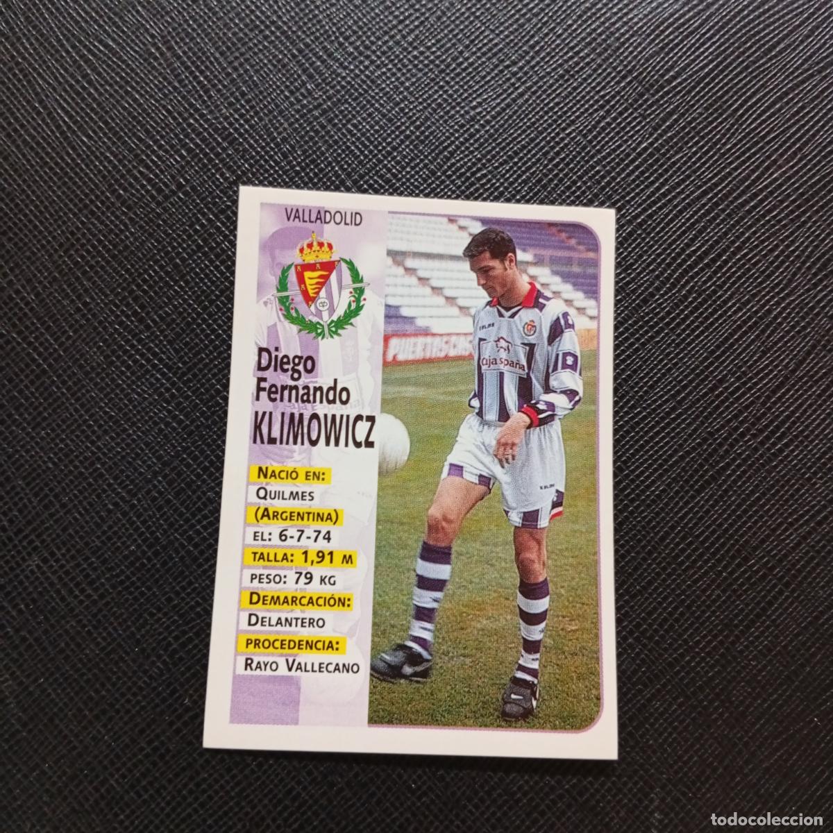 Cromos de F&uacute;tbol: 215 KLIMOWICZ VALLADOLID PANINI 1998 1999 FUTBOL CROMO 98 99 - SIN PEGAR - A173 PG47