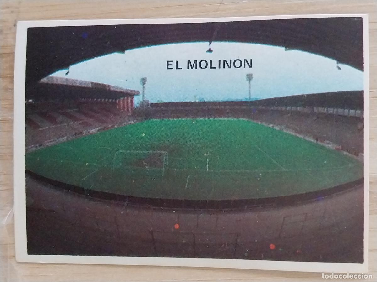 Cromos de F&uacute;tbol: SPORTING GIJON EL MOLINON 153 ESTADIO LIGA 1975 75 76 ED MAGA CROMO SIN PEGAR NUNCA *--*