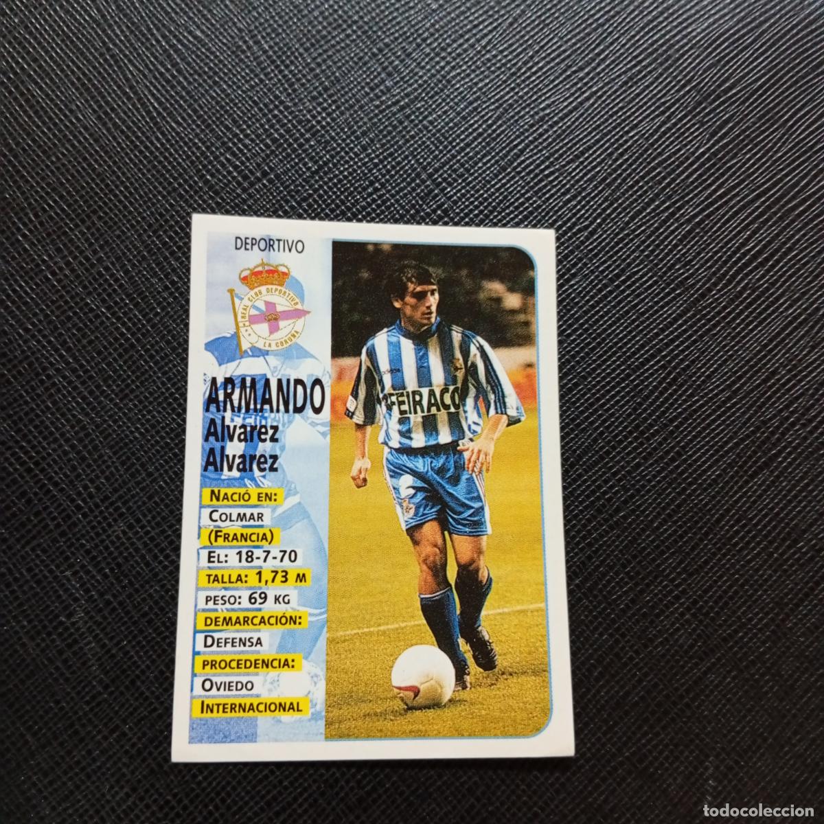 Cromos de F&uacute;tbol: 220 ARMANDO DEPORTIVO PANINI 1998 1999 FUTBOL CROMO 98 99 - SIN PEGAR - A173 PG48