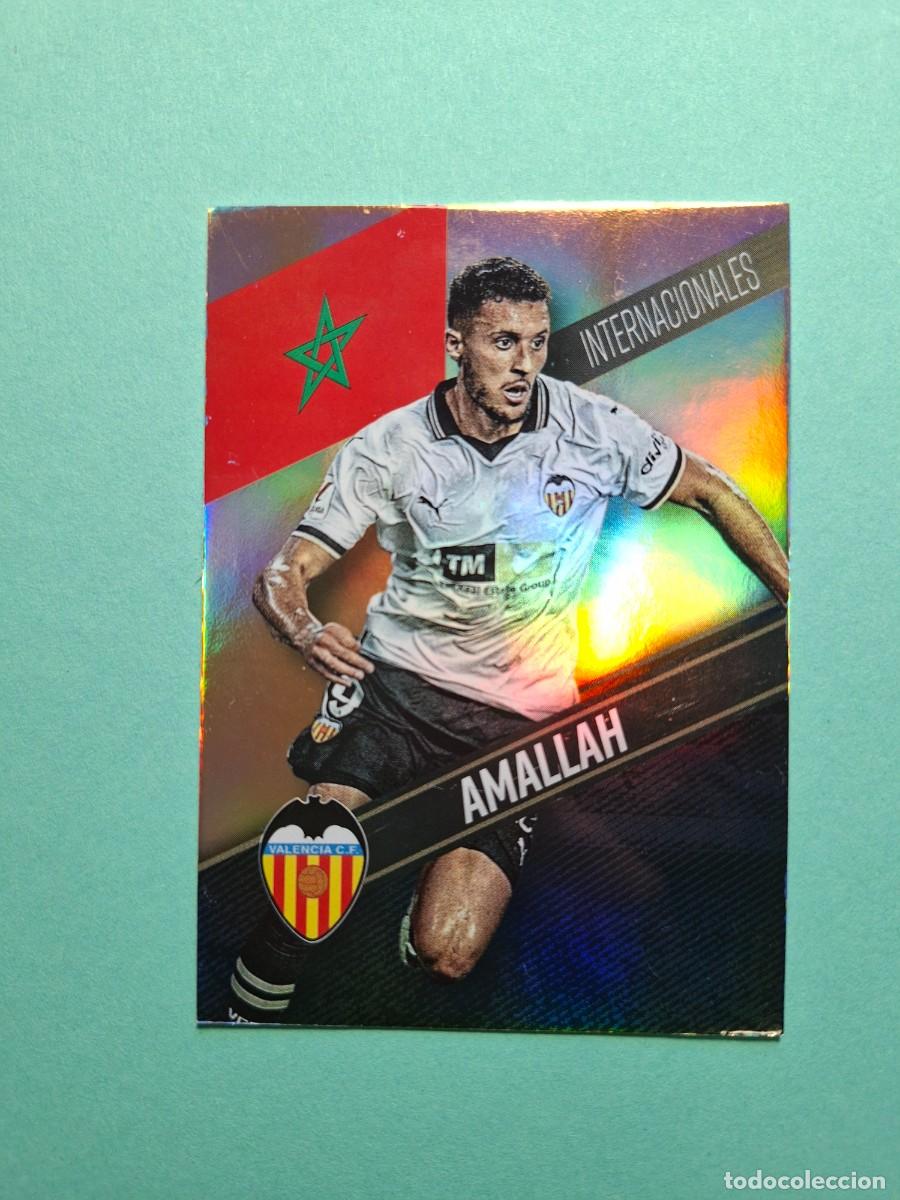 Cromos de F&uacute;tbol: 40 AMALLAH GOLD INTERNACIONALES MARRUECOS VALENCIA CF MUNDICROMO 23 24 2023 2024