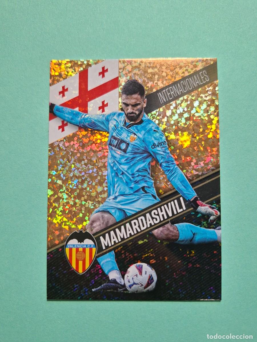 Figurine di Calcio: 44 MAMARDASHVILI FRAGMENT GOLD INTERNACIONALES GEORGIA VALENCIA CF MUNDICROMO 23 24 2023 2024