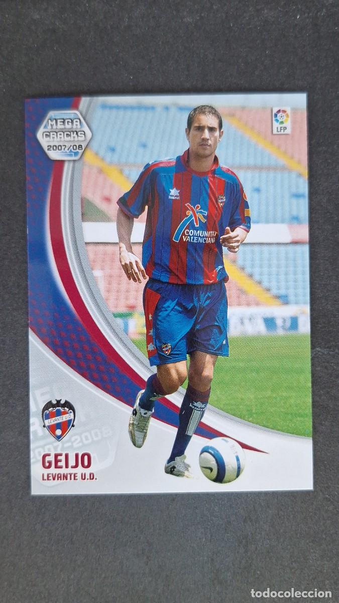 Cromos de F&uacute;tbol: L3 GEIJO LEVANTE U. D. 161 PANINI MEGACRACKS 2007 2008 07 08