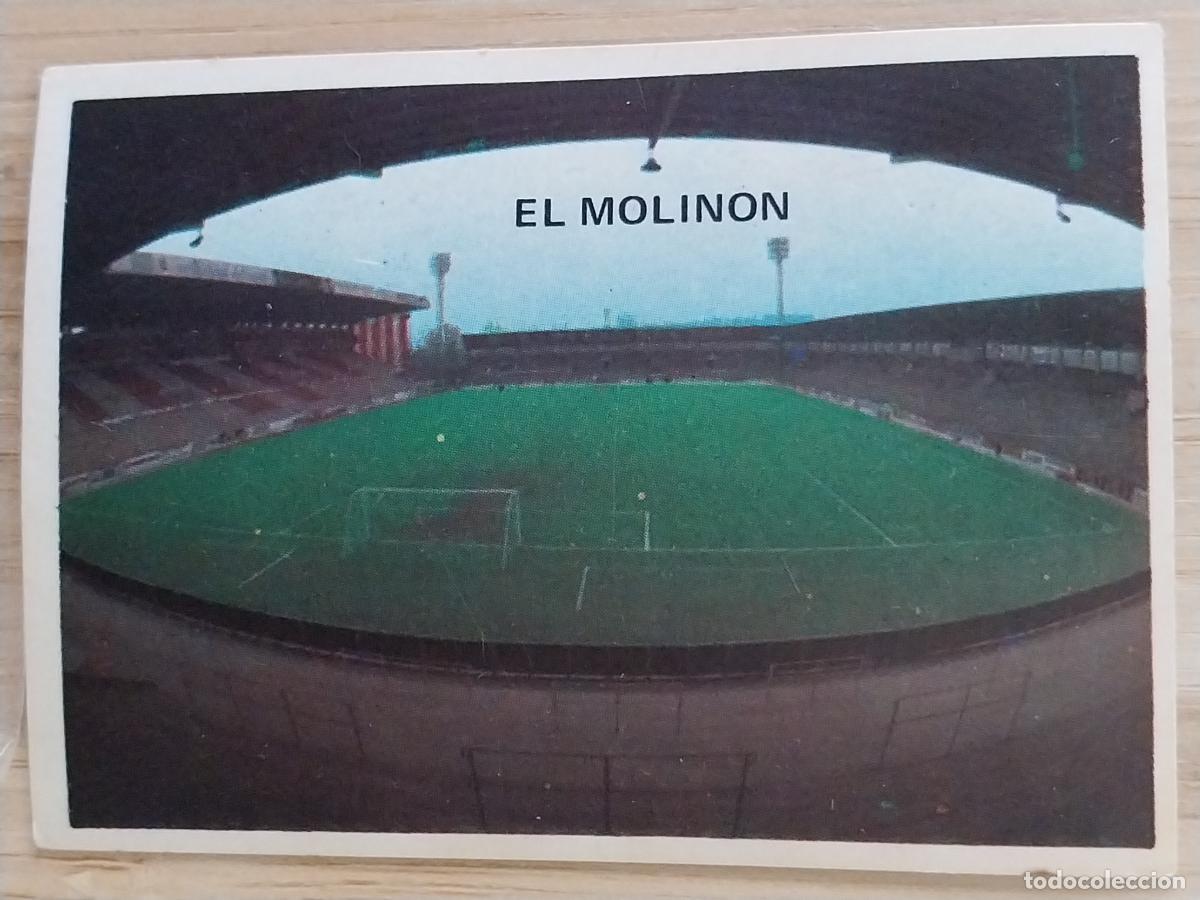Cromos de F&uacute;tbol: SPORTING GIJON MOLINON 153 ESTADIO LIGA 1975 75 76 ED MAGA CROMO SIN PEGAR NUNCA *-***-