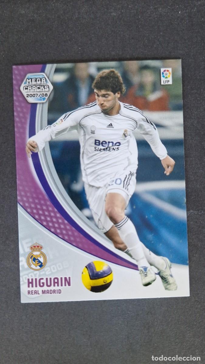 Cromos de F&uacute;tbol: L3 HIGUAIN REAL MADRID 177 PANINI MEGACRACKS 2007 2008 07 08