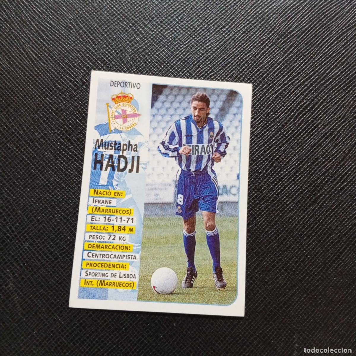Figurine di Calcio: 231 HADJI DEPORTIVO PANINI 1998 1999 FUTBOL CROMO 98 99 - SIN PEGAR - A173 PG49