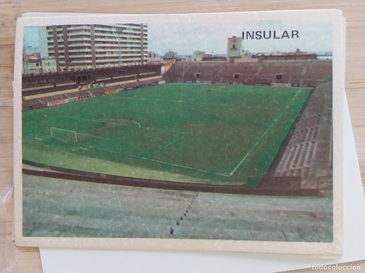 Figurine di Calcio: LAS PALMAS INSULAR 376 ESTADIO LIGA 1975 75 76 ED MAGA CROMO SIN PEGAR NUNCA *-**