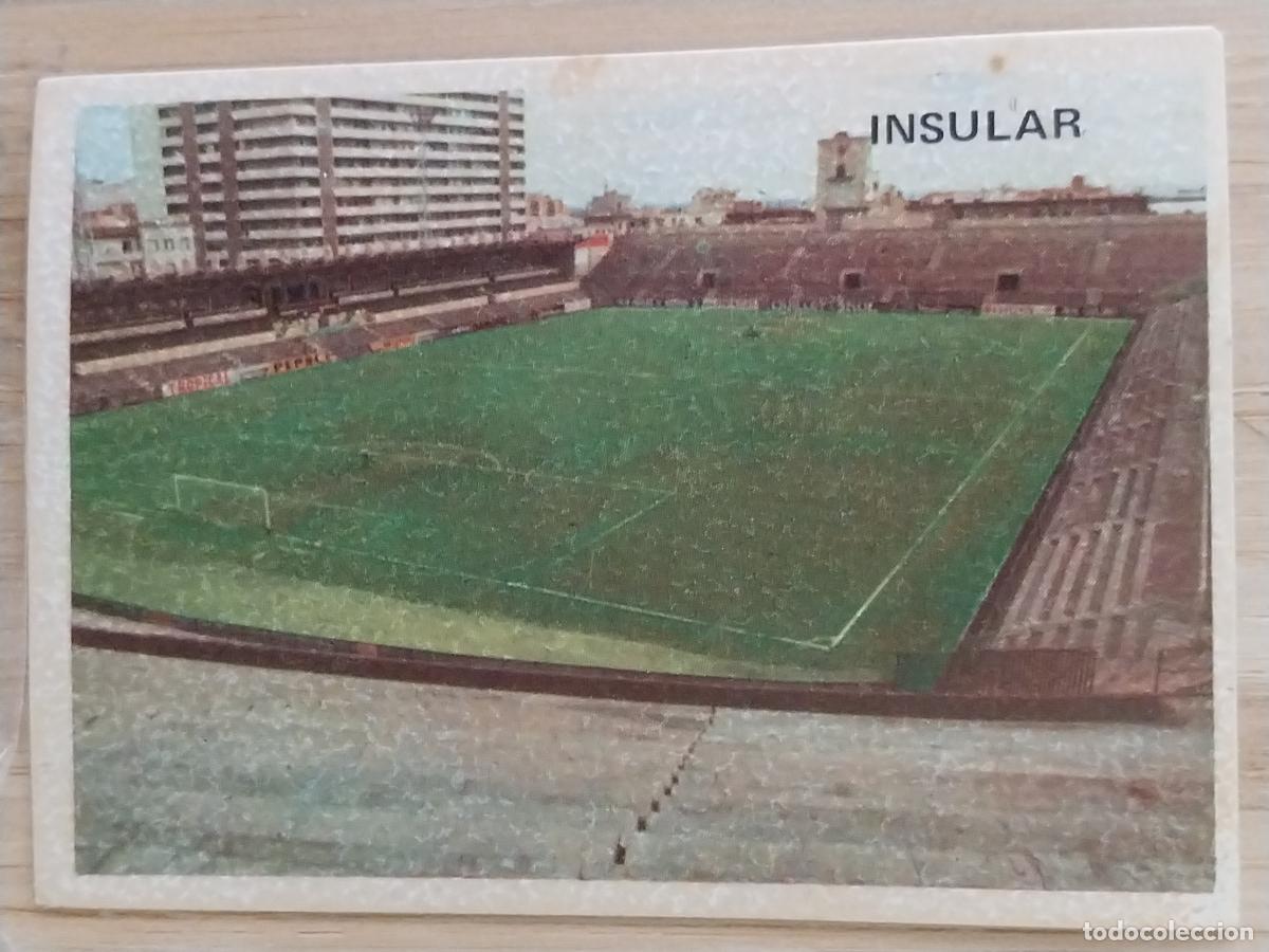Figurine di Calcio: LAS PALMAS INSULAR 376 ESTADIO LIGA 1975 75 76 ED MAGA CROMO SIN PEGAR NUNCA *-*