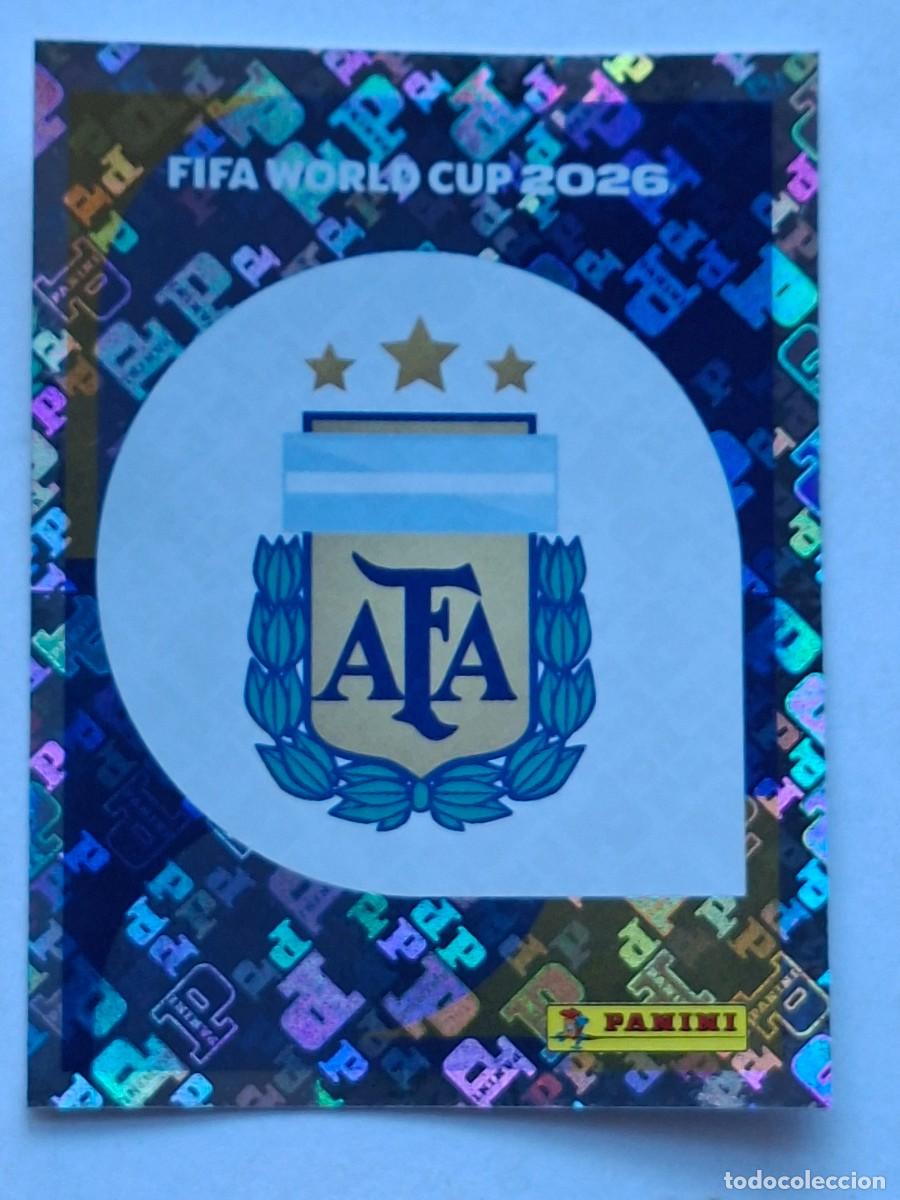 Figurine di Calcio: Foil #ARG 1 EMBLEM (Argentina) - Panini FIFA World Cup 2026 Sticker