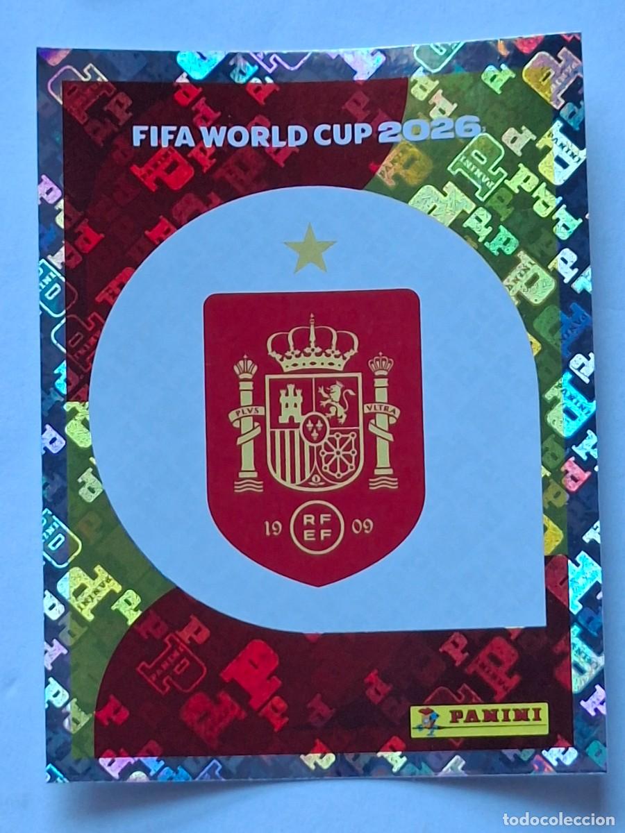Figurine di Calcio: Foil #ESP 1 EMBLEM (Spain) - Panini FIFA World Cup 2026 Sticker