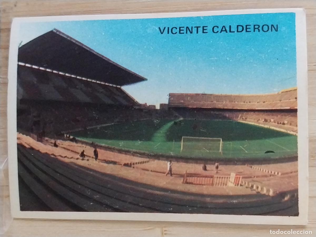Cromos de F&uacute;tbol: ATLETICO AT MADRID VICENTE CALDERON 75 ESTADIO LIGA 1975 75 76 ED MAGA CROMO SIN PEGAR NUNCA *-*