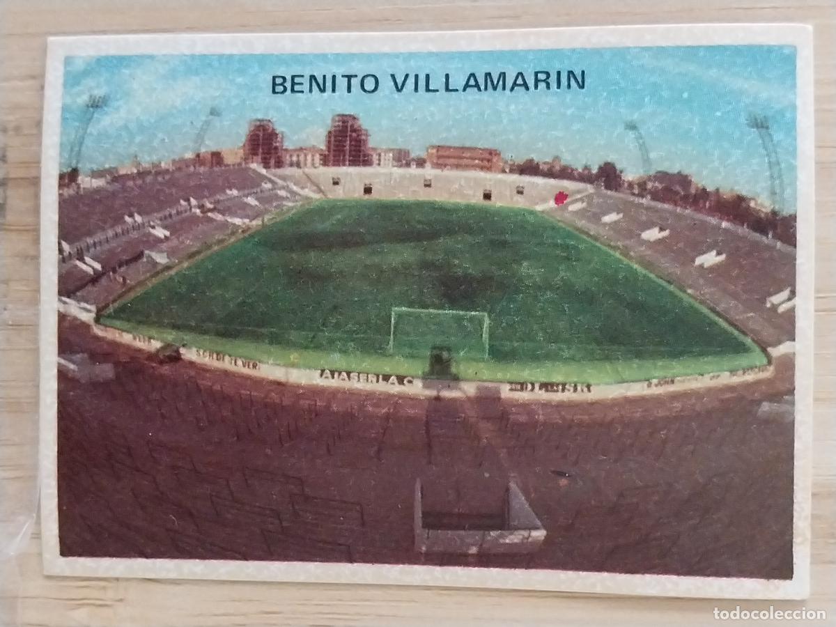 Figurine di Calcio: BETIS BENITO VILLAMARIN ESTADIO LIGA 1975 75 76 ED MAGA CROMO SIN PEGAR NUNCA *-