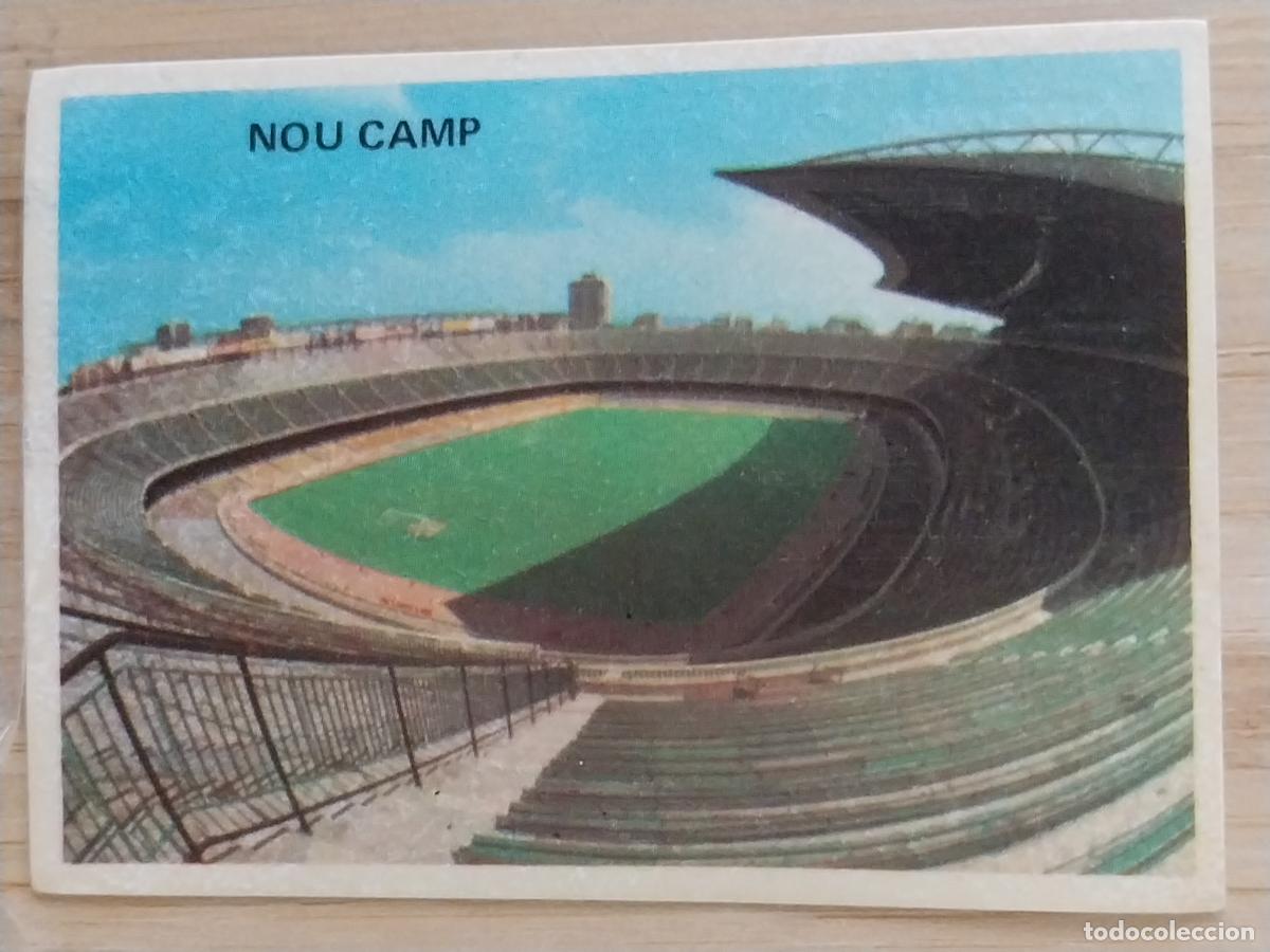 Figurine di Calcio: BARCELONA NOU CAMP 53 ESTADIO LIGA 1975 75 76 ED MAGA CROMO SIN PEGAR NUNCA *-