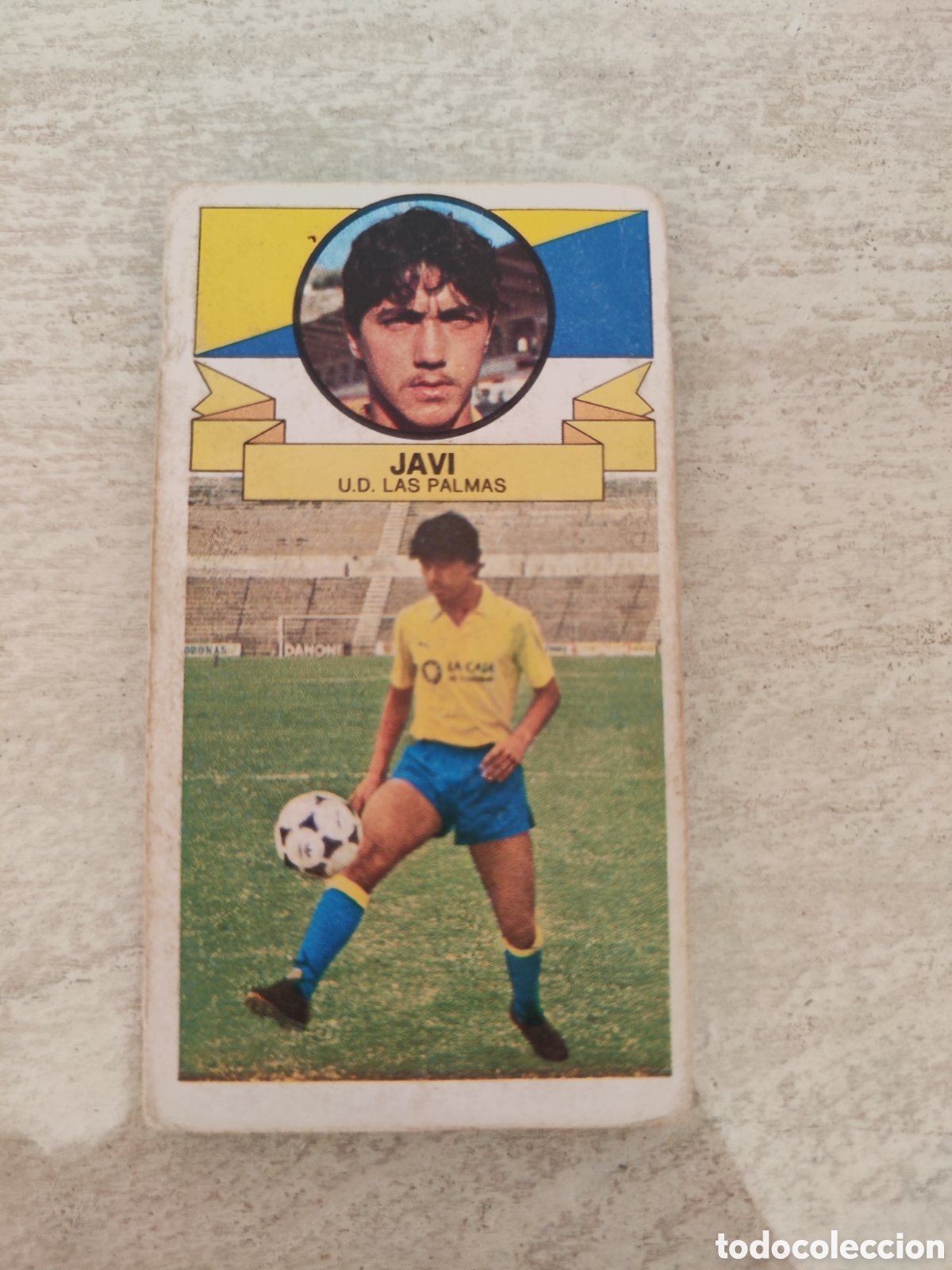 Cromos de F&uacute;tbol: Este 85 86 sin pegar UD Las Palmas Javi baja sobado