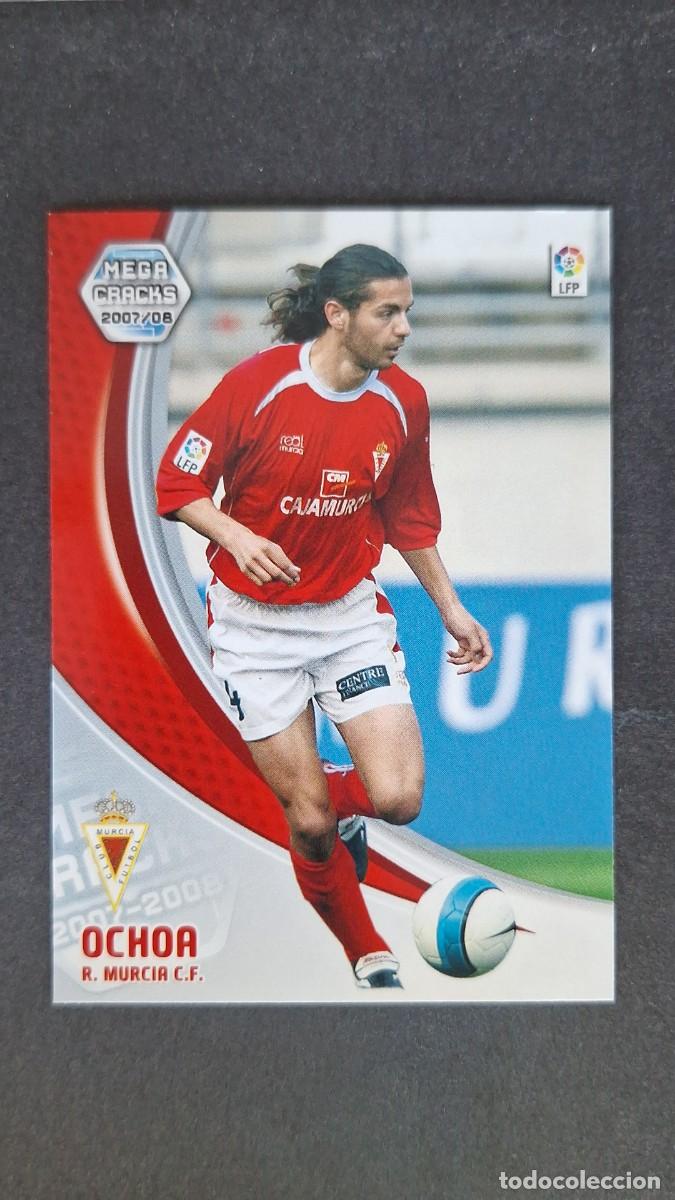 Cromos de F&uacute;tbol: L3 OCHOA REAL MURCIA C. F. 203 PANINI MEGACRACKS 2007 2008 07 08