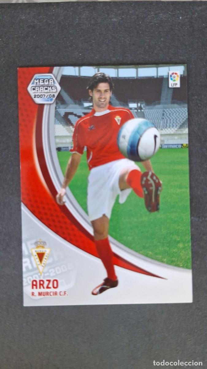 Cromos de F&uacute;tbol: L3 ARZO REAL MURCIA C. F. 204 PANINI MEGACRACKS 2007 2008 07 08