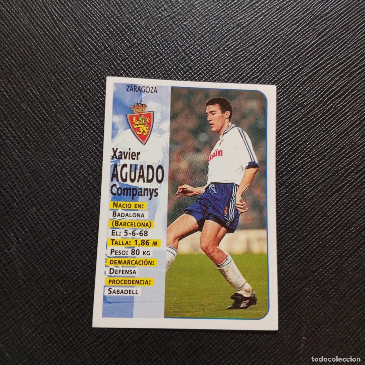 Cromos de F&uacute;tbol: 241 AGUADO ZARAGOZA PANINI 1998 1999 FUTBOL CROMO 98 99 - SIN PEGAR - A173 PG51