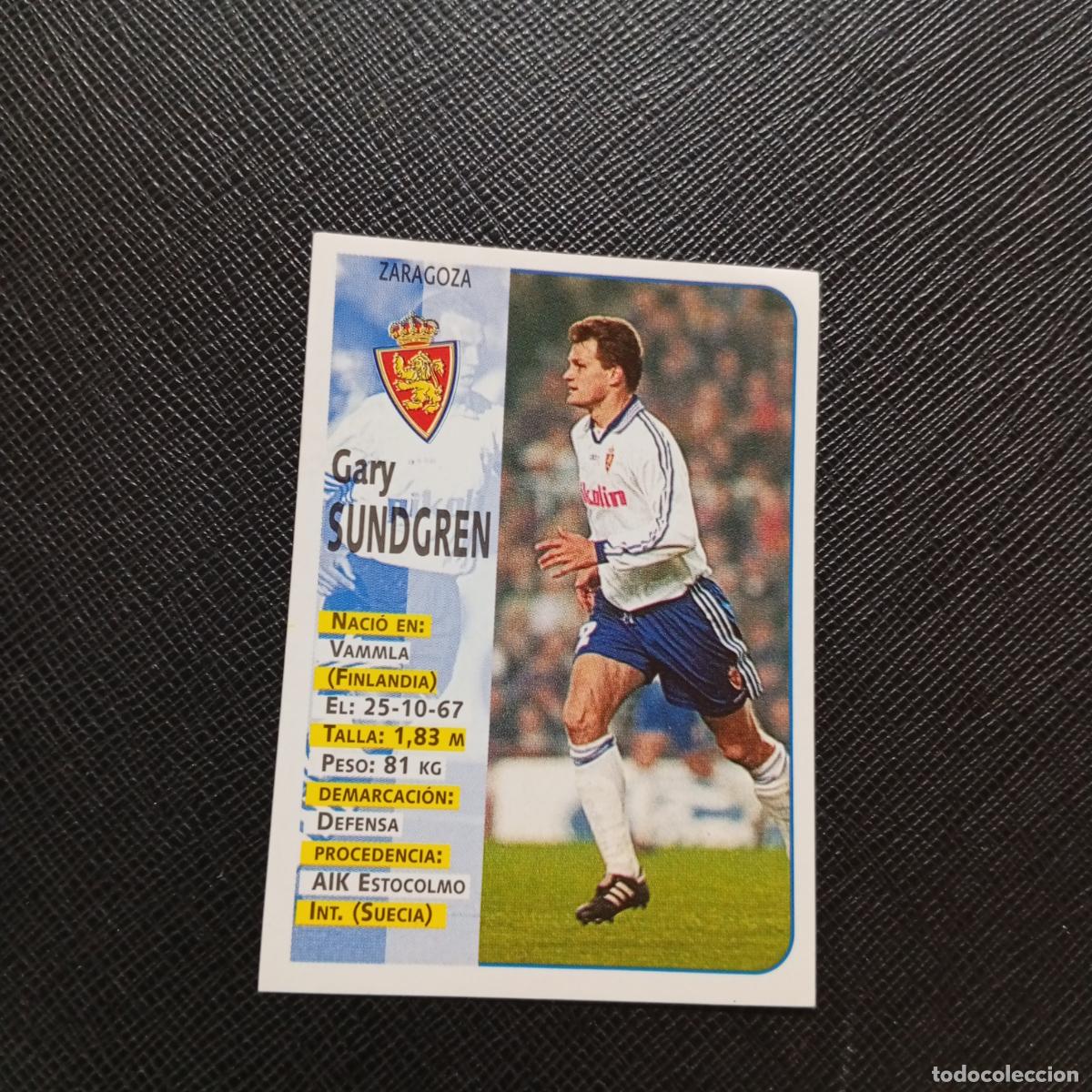 Cromos de F&uacute;tbol: 242 SUNDGREN ZARAGOZA PANINI 1998 1999 FUTBOL CROMO 98 99 - SIN PEGAR - A173 PG52